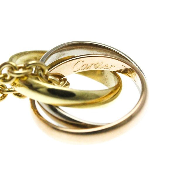 CARTIER 18k Yellow Gold Trinity Necklace - Picture 6 of 14